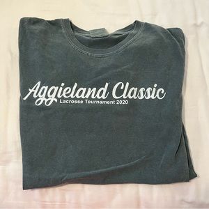 Texas A&M University lacrosse tournament comfort colors tshirt